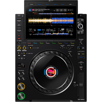 Alpha Theta CDJ-3000X Professional DJ Multi Player in Black