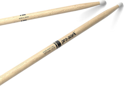 ProMark Attack 747B Lacquered Super Rock Shira Kashi Oak Nylon Tip Drumsticks