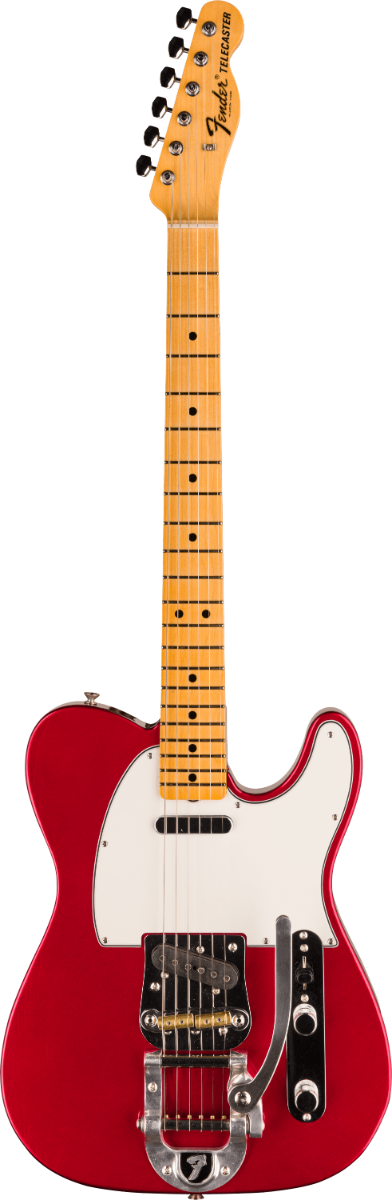 Fender Custom Shop 1967 Telecaster Bigsby DLX Closet Classic Electric Guitar in Candy Apple Red