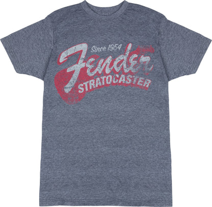 Fender Since 1954 Strat M Size T-Shirt in Blue Smoke