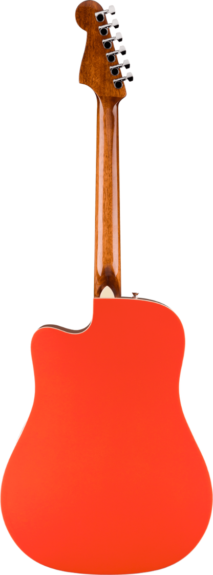 Fender California Standard Redondo CE Acoustic Guitar in Fiesta Red