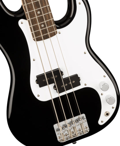 Squier Mini Precision Bass, Laurel Fingerboard in Black