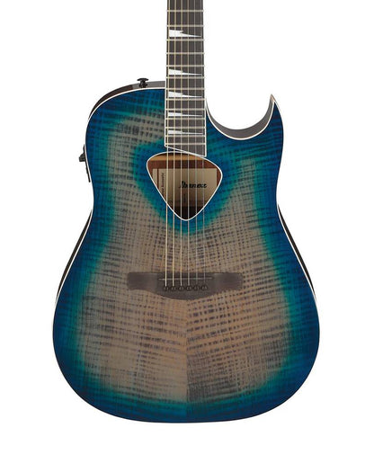 Ibanez ALT50FA Electric Acoustic Guitar in Blue Doom Burst High Gloss