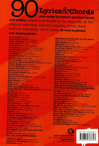 Lyrics & Chords 90 Acoustic Hits