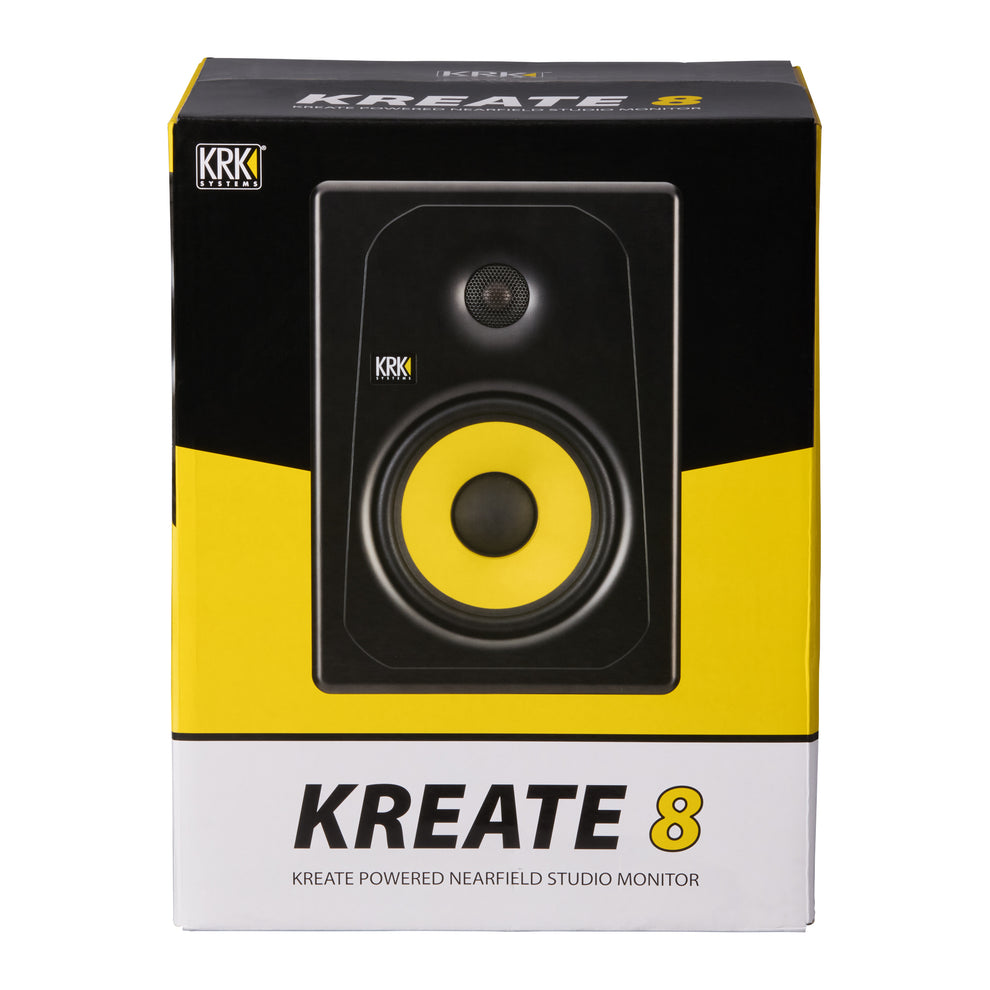 KRK Kreate 8 Active 8" Two-Way Studio Reference Monitor (Single)