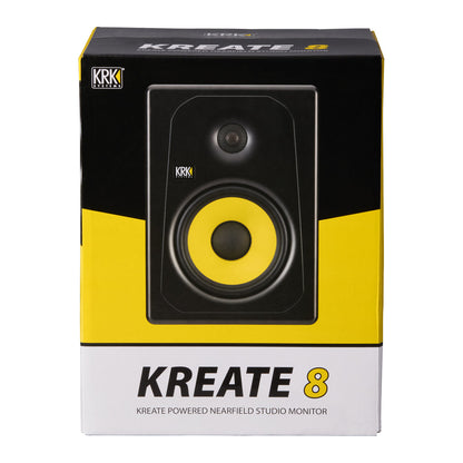 KRK Kreate 8 Active 8" Two-Way Studio Reference Monitor (Single)
