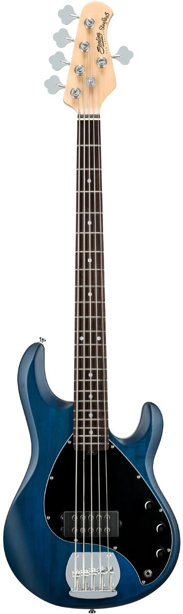 Sterling By Music Man StingRay Ray5 5 String in Trans Blue Satin