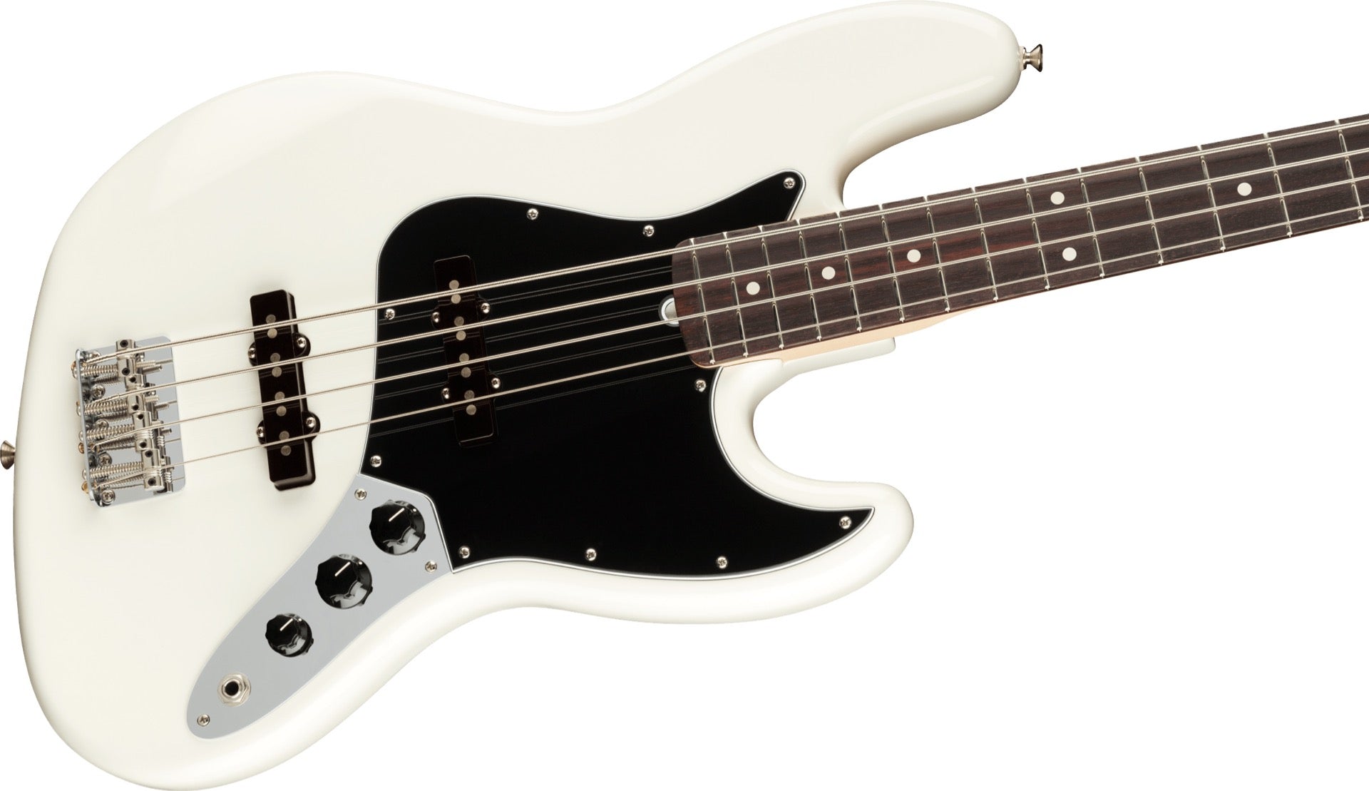 Fender American Performer Jazz Bass, Rosewood Fingerboard in Arctic White