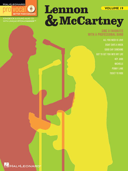 Lennon & McCartney Pro Vocal Male Or Female Volume 19