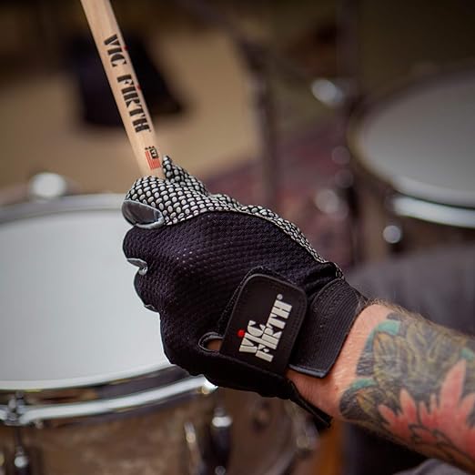 Vic Firth Enhanced Grip Ventilated Palm Drumming Glove Small