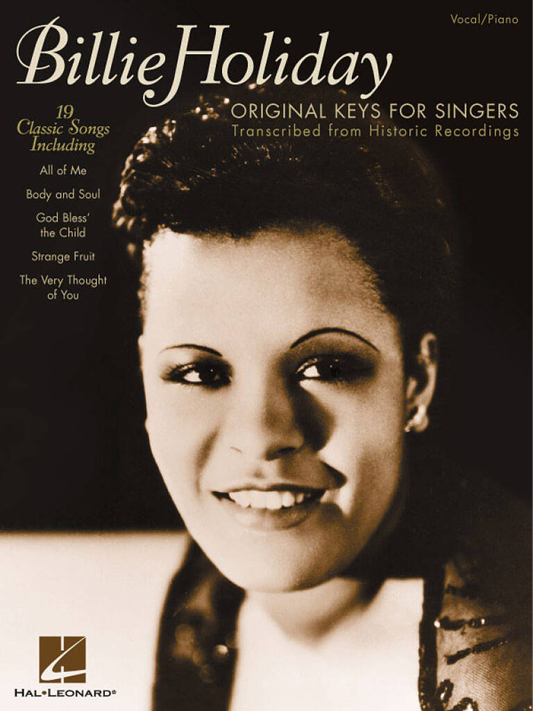 Billie Holiday Original Keys For Singers