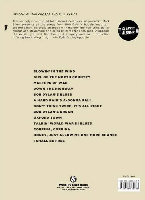 Bob Dylan The Freewheelin Guitar Tab