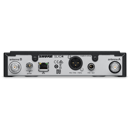 Shure SLXD4 Wireless Digital Receiver Frequency J54 = 562-606 MHz
