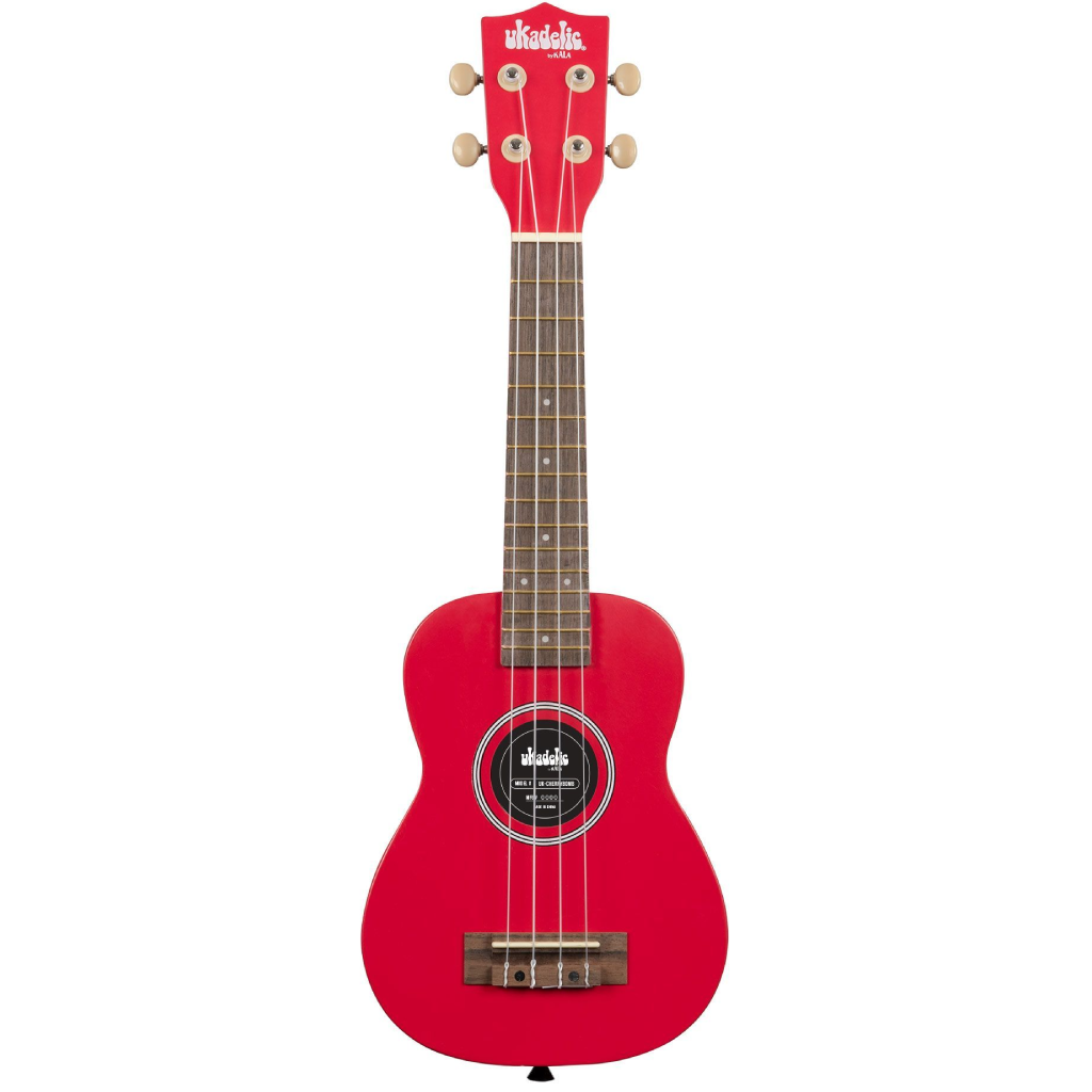Kala Ukadelic Soprano Ukulele in Cherry Bomb
