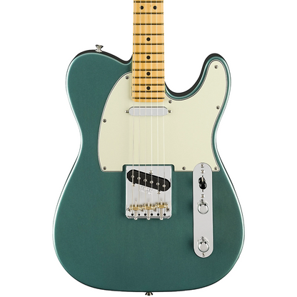 Fender American Professional Classic Telecaster Electric Guitar, Maple Fingerboard in Faded Sherwood Green Metallic