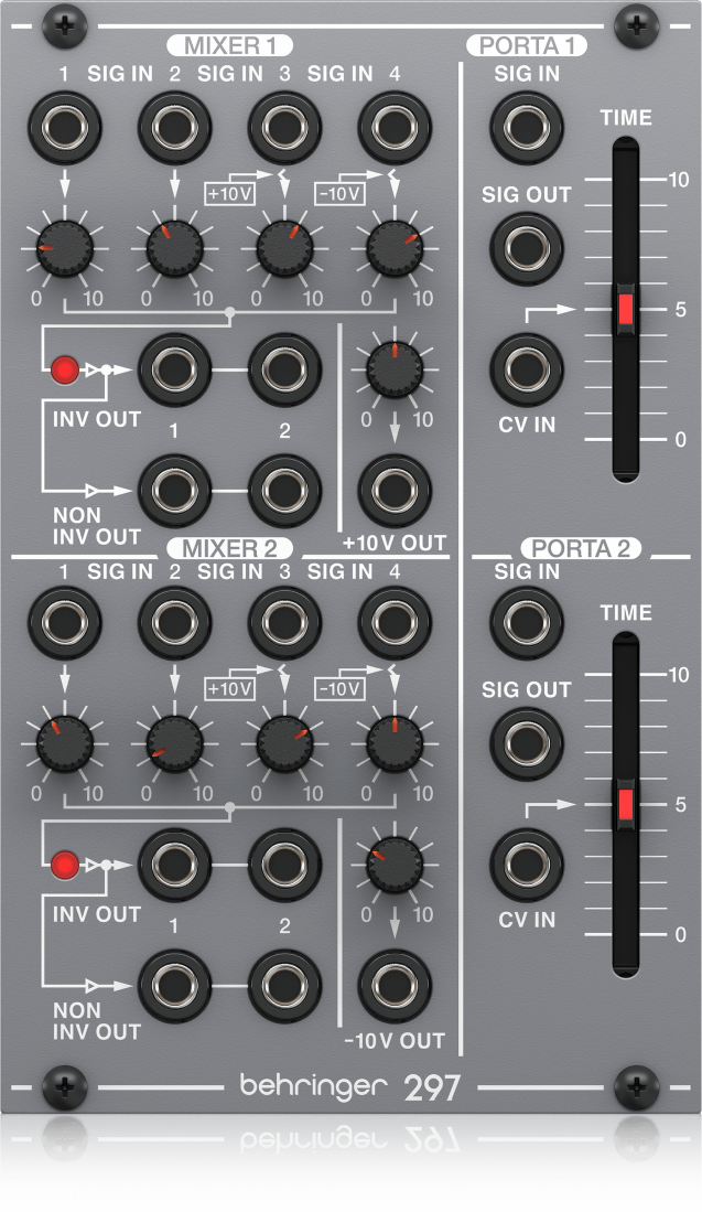 Behringer 297 Dual Portamento And CV Utilities Eurorack Module