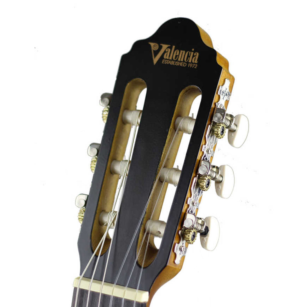 Valencia VC204 4/4 Size Classical Guitar in Natural