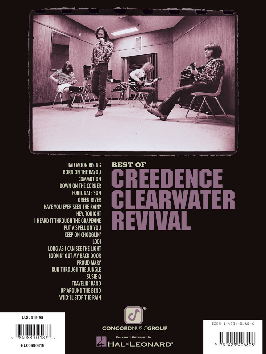 Best of Creedence Clearwater Revival Guitar Recorded Versions Tab