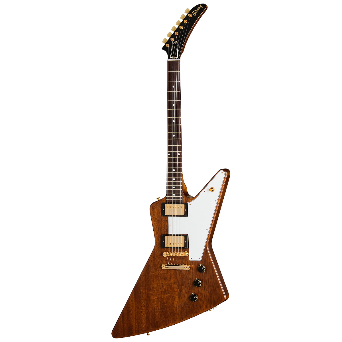 Gibson Custom 1958 Mahogany Explorer Reissue Electric Guitar in Antique Natural