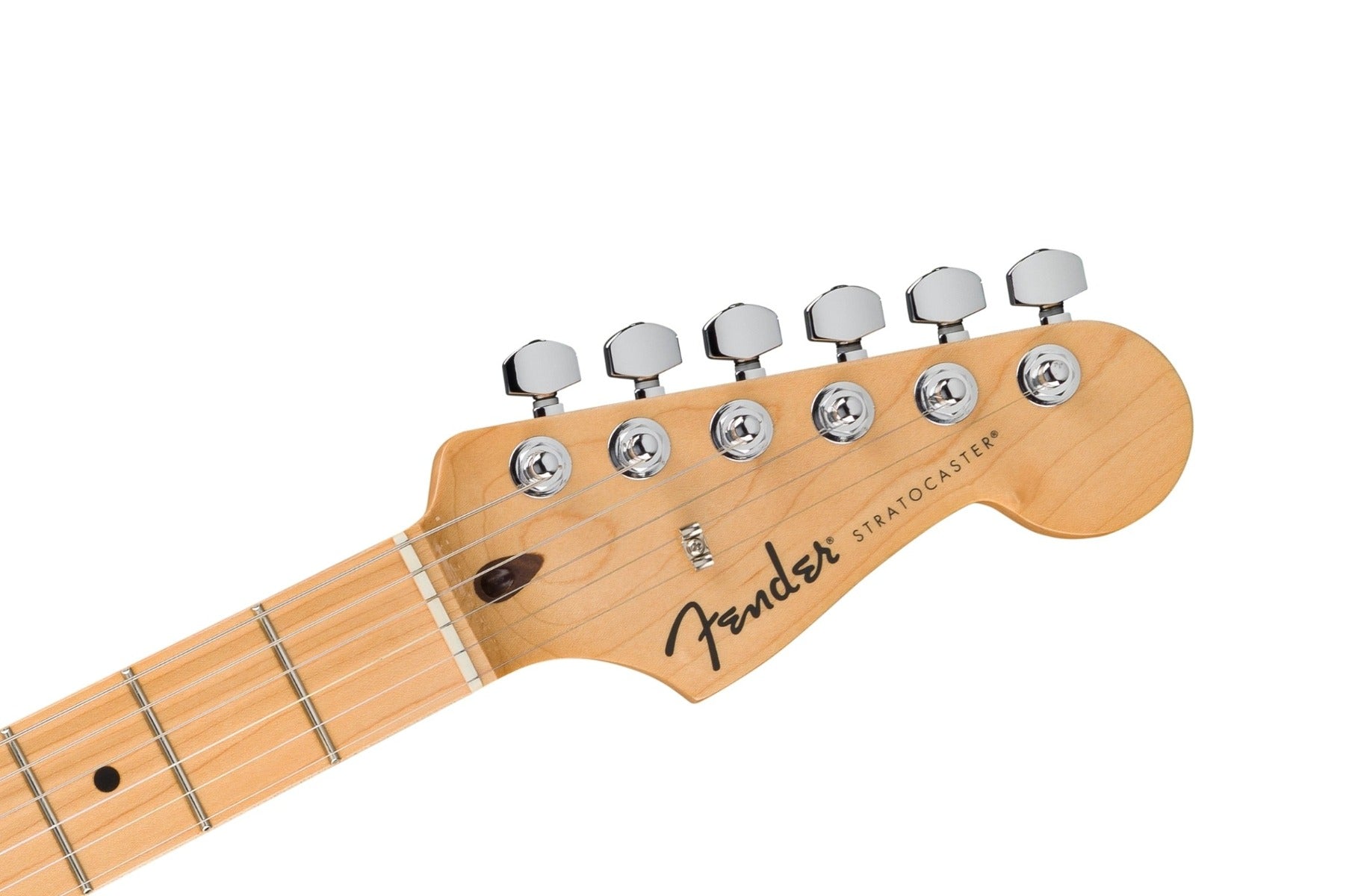 Fender Standard Stratocaster, Maple Fingerboard in White Pickguard in Olympic White