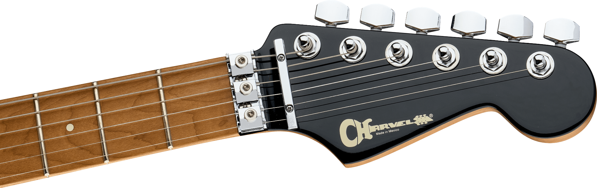 Charvel Pro-Mod Plus San Dimas Style 1 HH FR CM, Carmalized Maple Fingerboard in Chlorine Burst