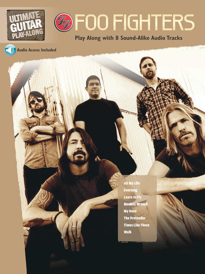 Foo Fighters Ultimate Guitar Playalong 8 Sound Alike Audio Tracks BK/OLA