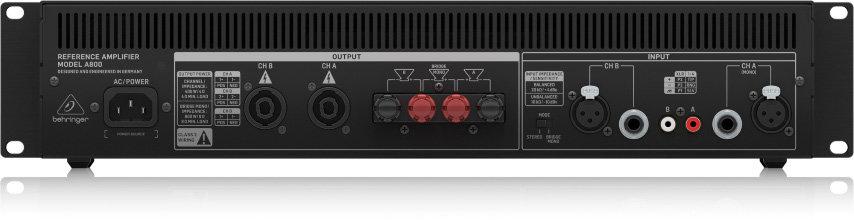 Behringer A800 Professional 800W Power Amplifier