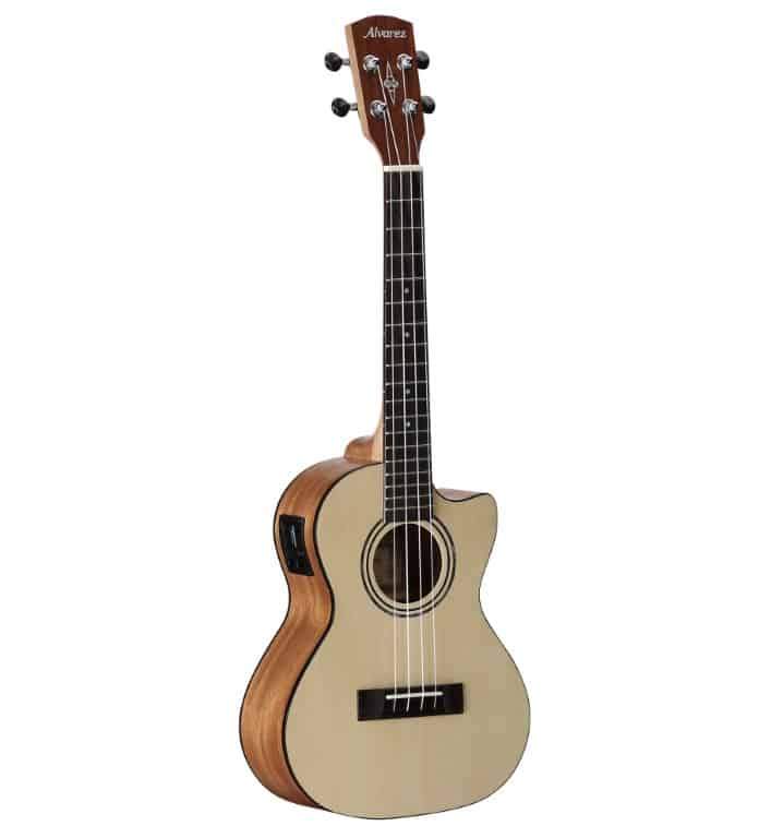 Alvarez Regent 26CCE Concert Uke in Natural Satin