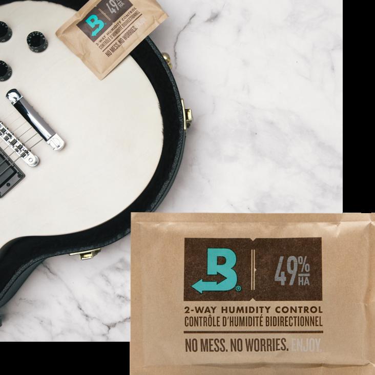 Boveda 2 Way Humidity Control Refill High Absorbency 49% RH Size 40 High Humidity Set of 4 Packets