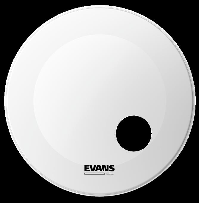 Evans EQ3 Resonant Coated White 20" Bass Drum Head