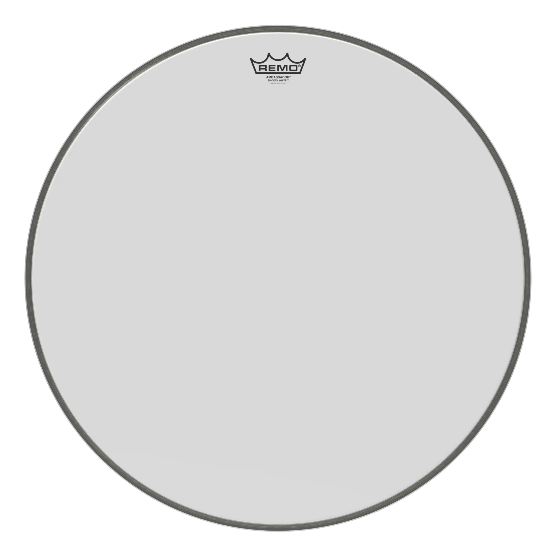 Remo 22" Ambassador Smooth White Bass Drumhead
