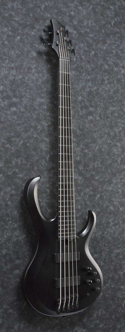 Ibanez Iron Label BTB625EX 5 String Bass in Black Flat