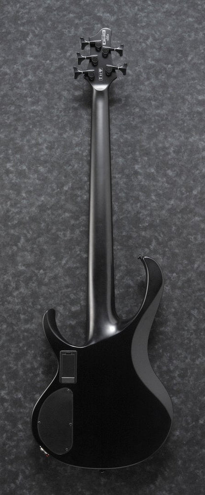 Ibanez Iron Label BTB625EX 5 String Bass in Black Flat