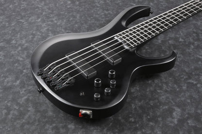 Ibanez Iron Label BTB625EX 5 String Bass in Black Flat