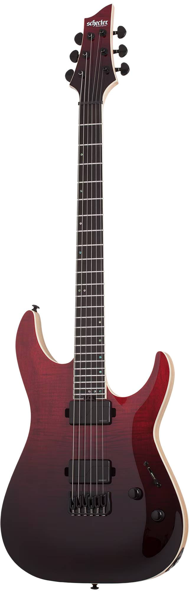 Schecter C-1 SLS Elite Electric Guitar in Blood Burst