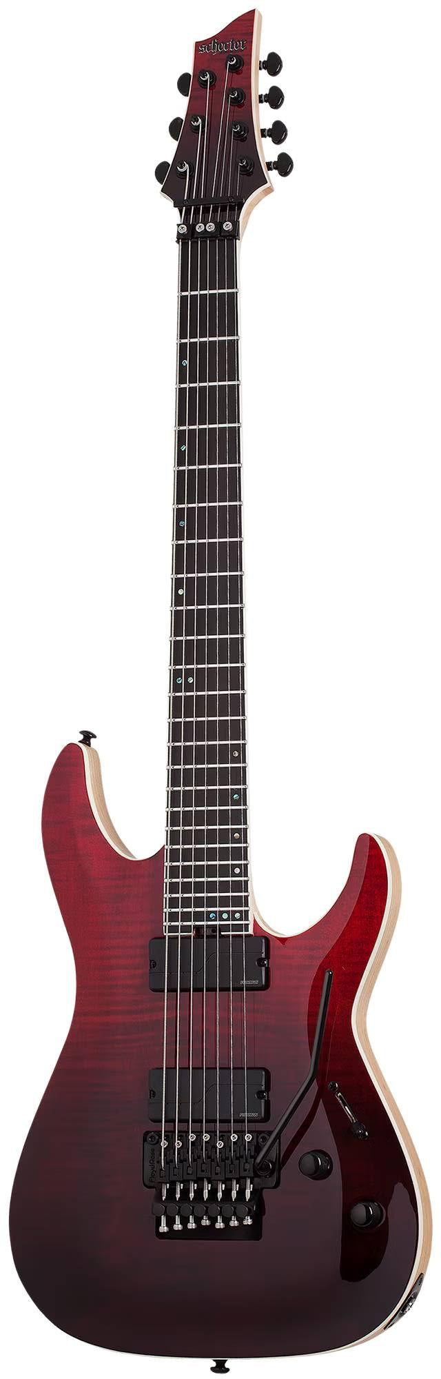 Schecter C-7 FR SLS Elite Electric Guitar in Blood Burst