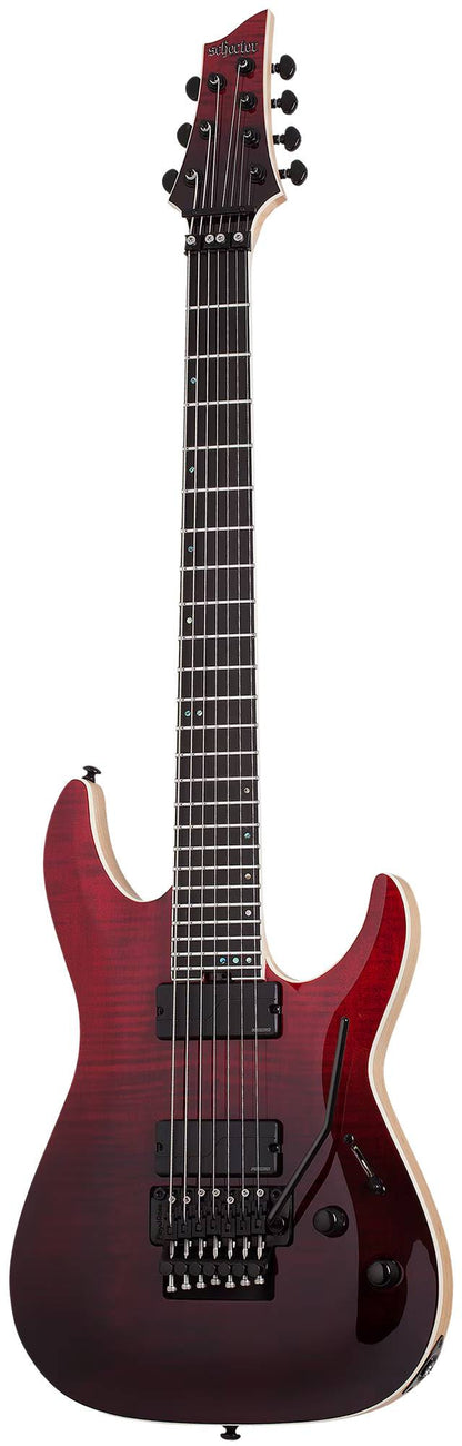 Schecter C-7 FR SLS Elite Electric Guitar in Blood Burst