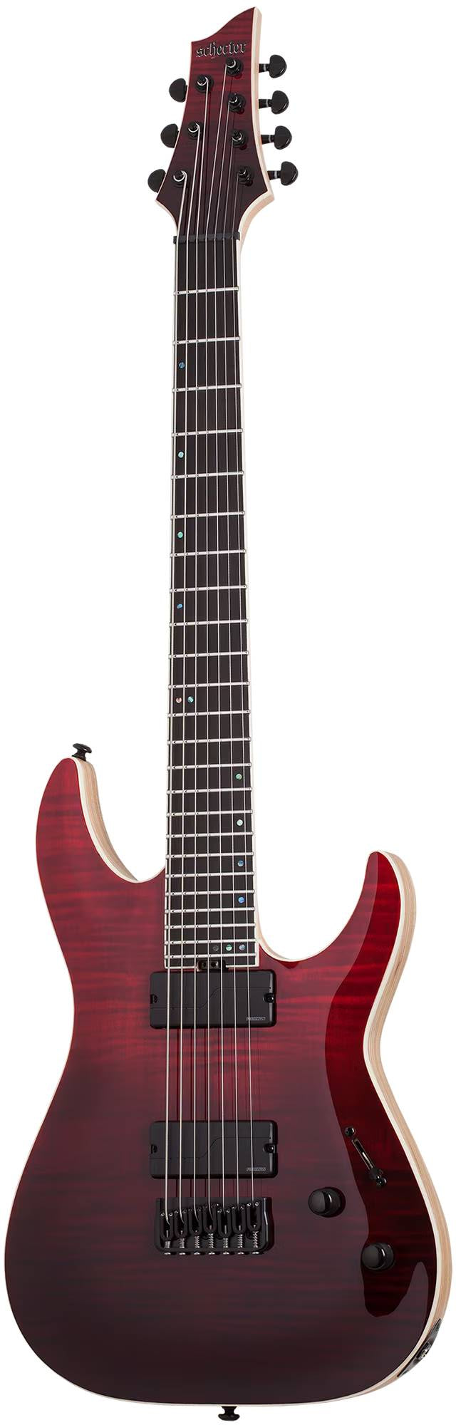 Schecter C-7 SLS Elite Electric Guitar in Blood Burst