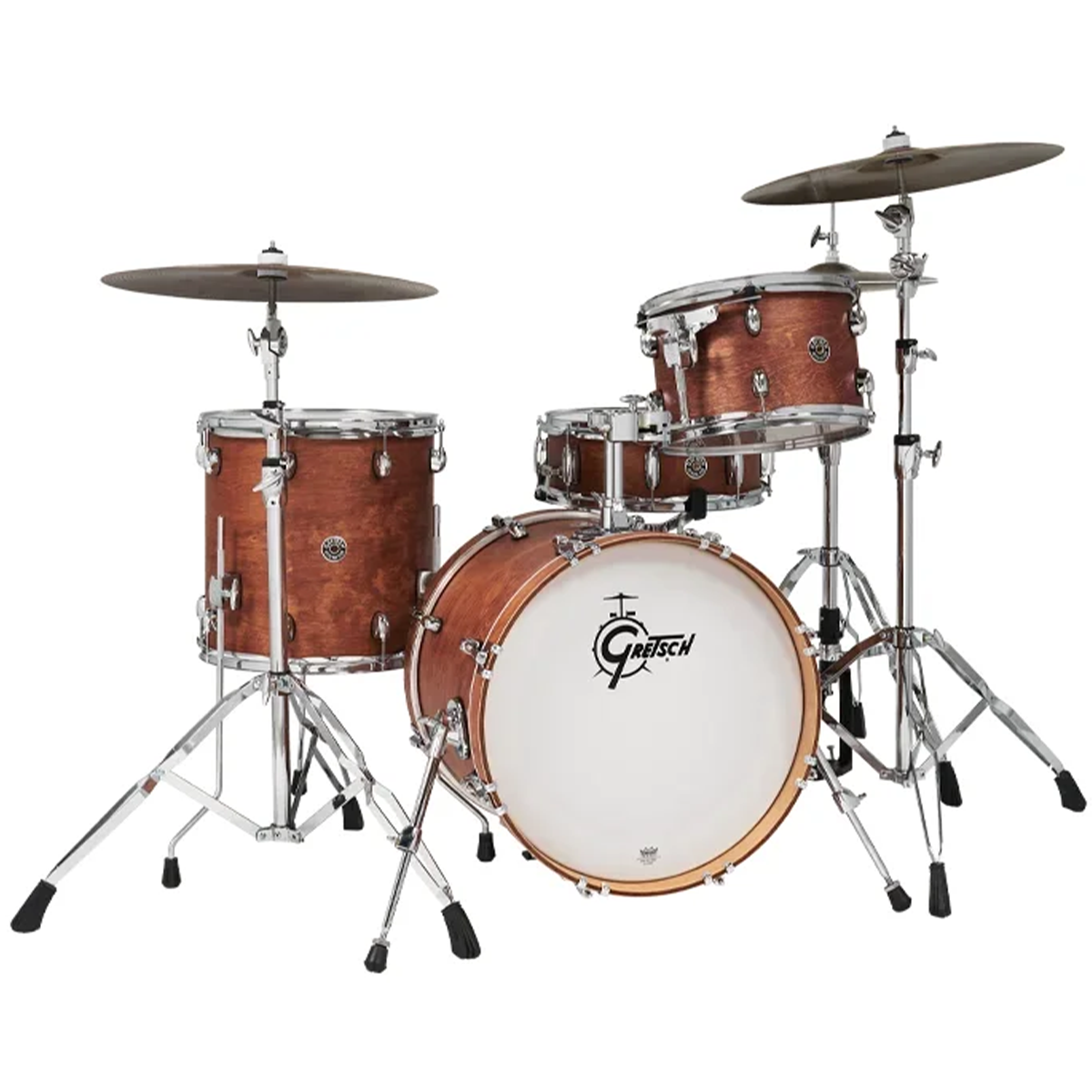 Gretsch Catalina Club 4 Piece Shell Pack in Satin Walnut Glaze