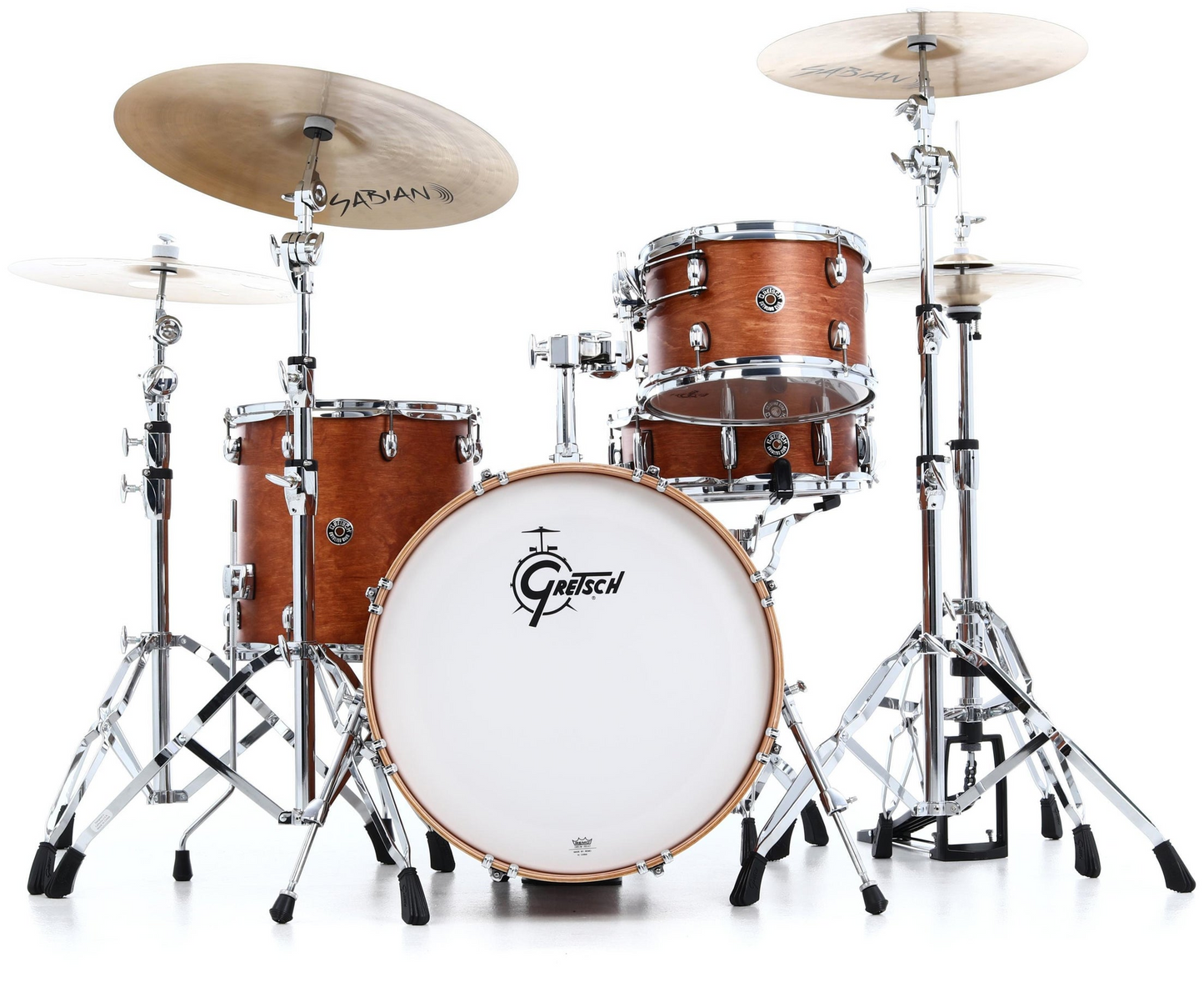 Gretsch Catalina Club 4 Piece Shell Pack in Satin Walnut Glaze