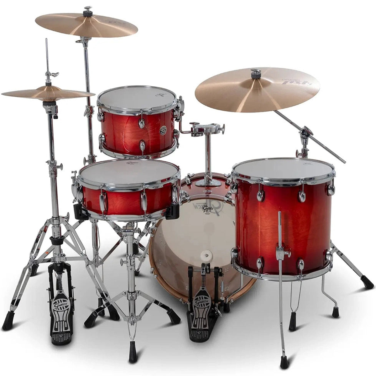 Gretsch Drums Catalina Club 4-piece Shell Pack in Gloss Crimson Burst