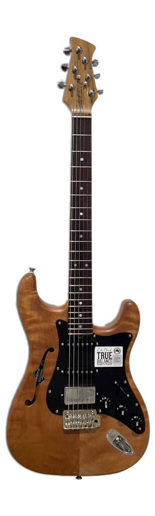 Cole Clark HB Hollow Baby, HSS, Black Pickguard in Natural