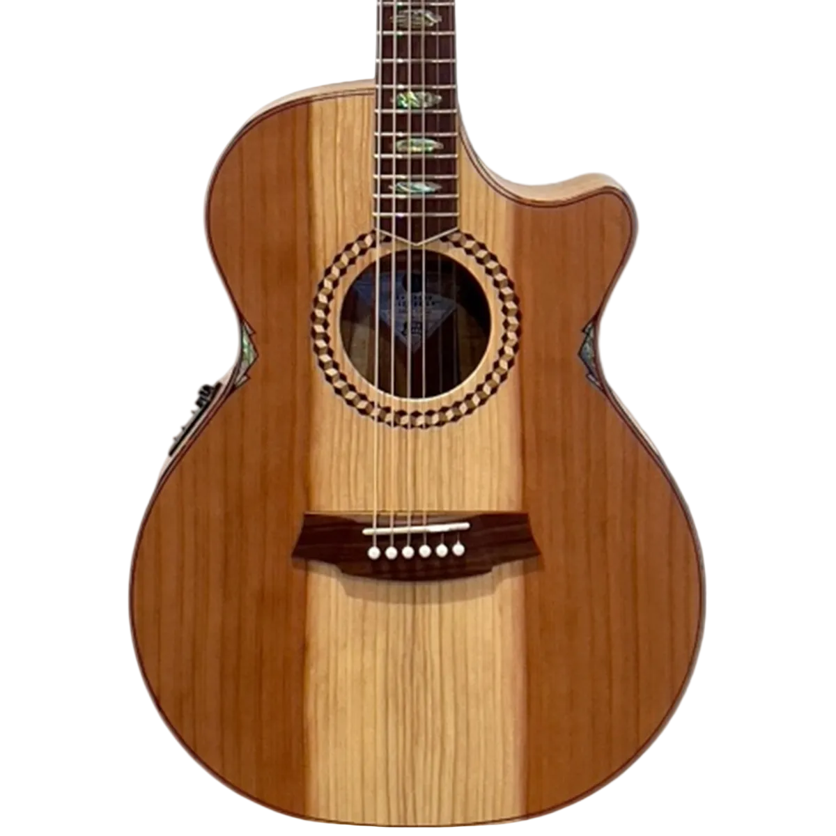 Cole Clark Recording AN3EC-Redwood Blackwood Acoustic Guitars in Natural