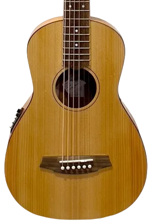 Cole Clark Studio Parlour Electric Acoustic Guitars in Natural