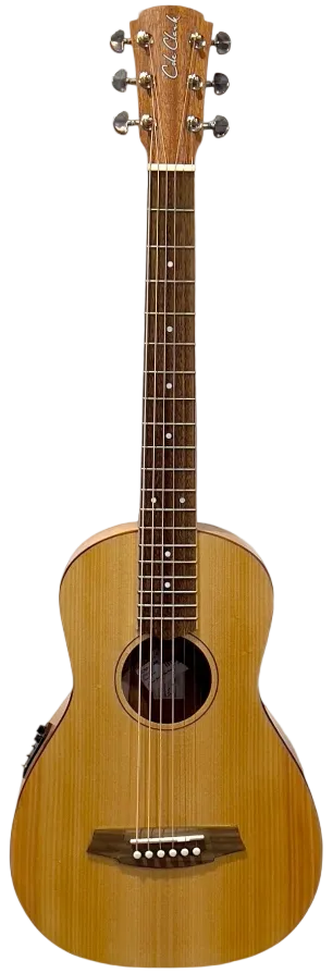 Cole Clark Studio Parlour Electric Acoustic Guitars in Natural