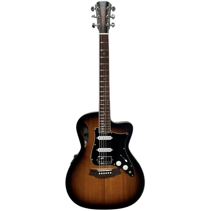 Cole Clark Studio TL1EC HSS SUN Electric Acoustic Guitar in Mahogany