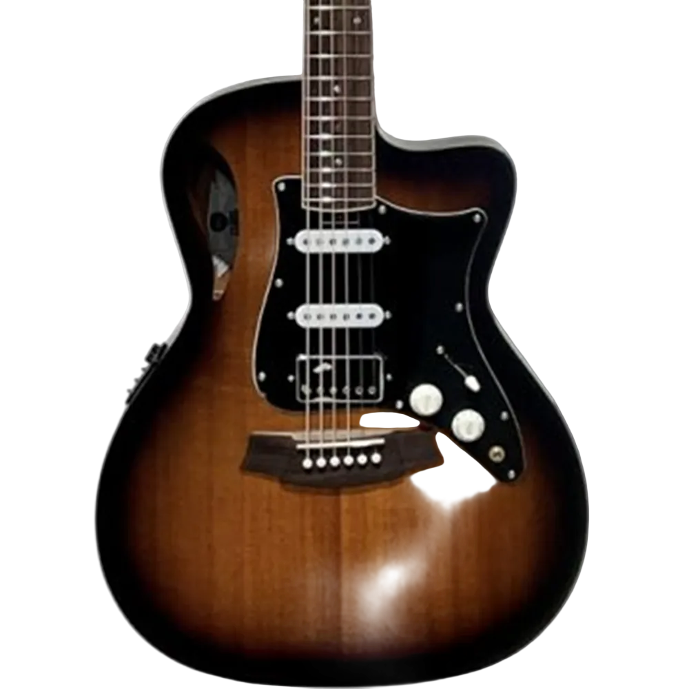 Cole Clark Studio TL1EC HSS SUN Electric Acoustic Guitar in Mahogany