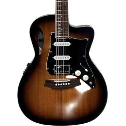 Cole Clark Studio TL1EC HSS SUN Electric Acoustic Guitar in Mahogany