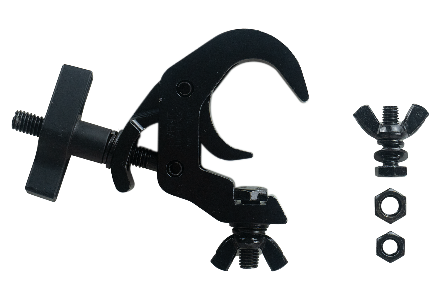 Event Lighting CLAMPT50 Aluminium Trigger Clamp (Suits 38-51mm) in Black