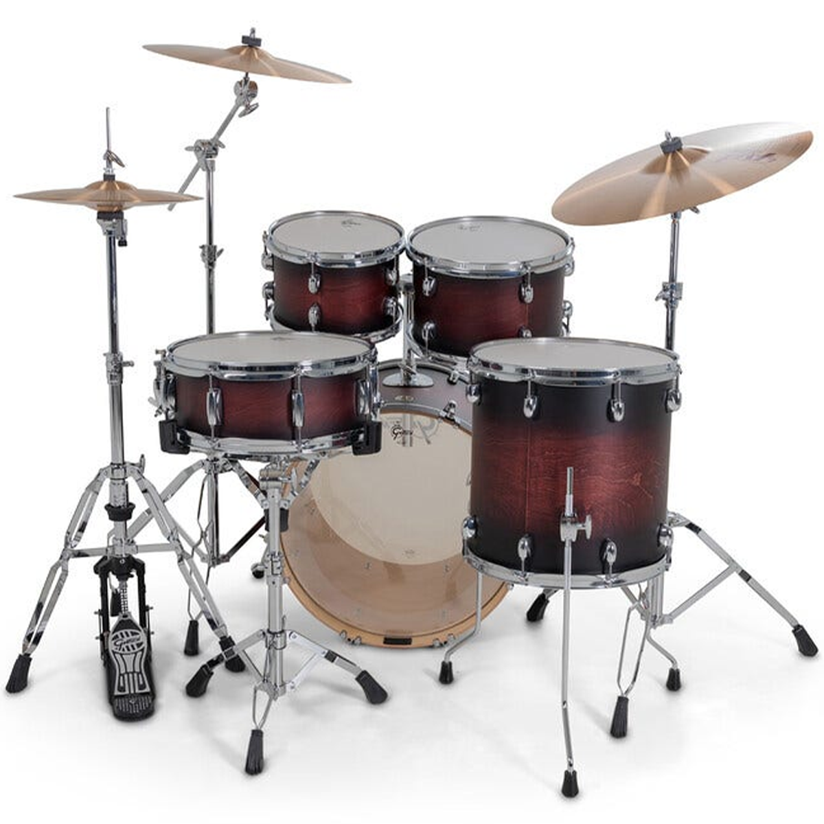 Gretsch Catalina Maple 5-Piece Shell Pack in Satin Deep Cherry Burst